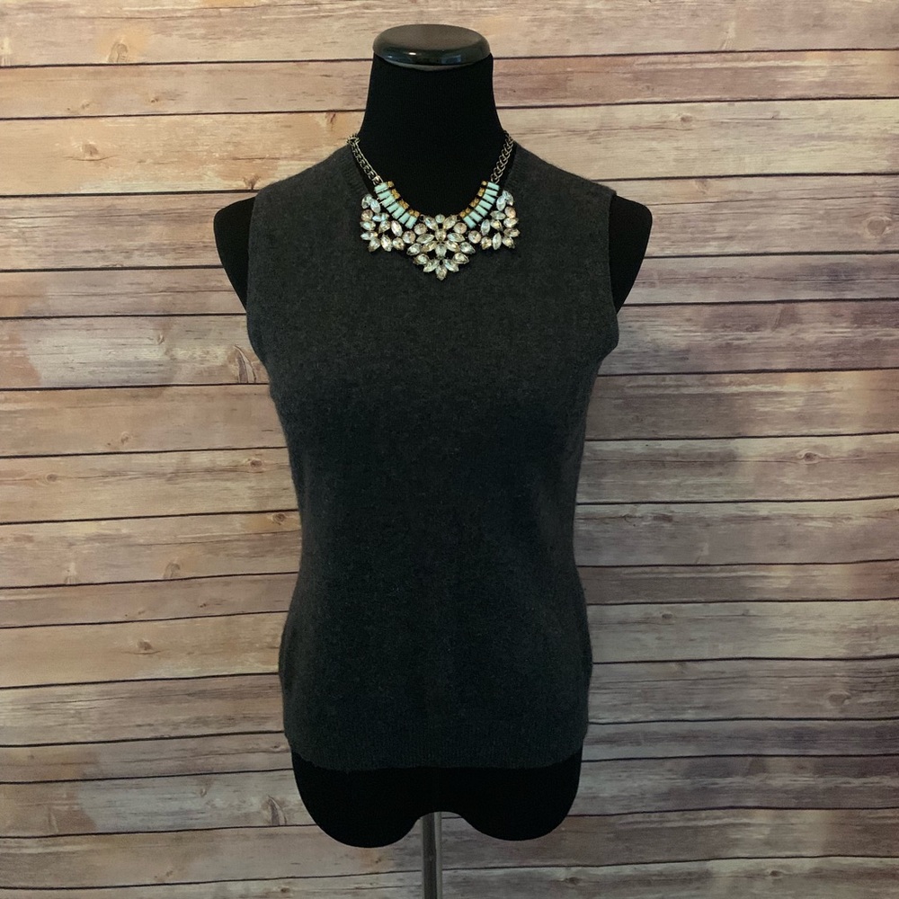 100% cashmere tank